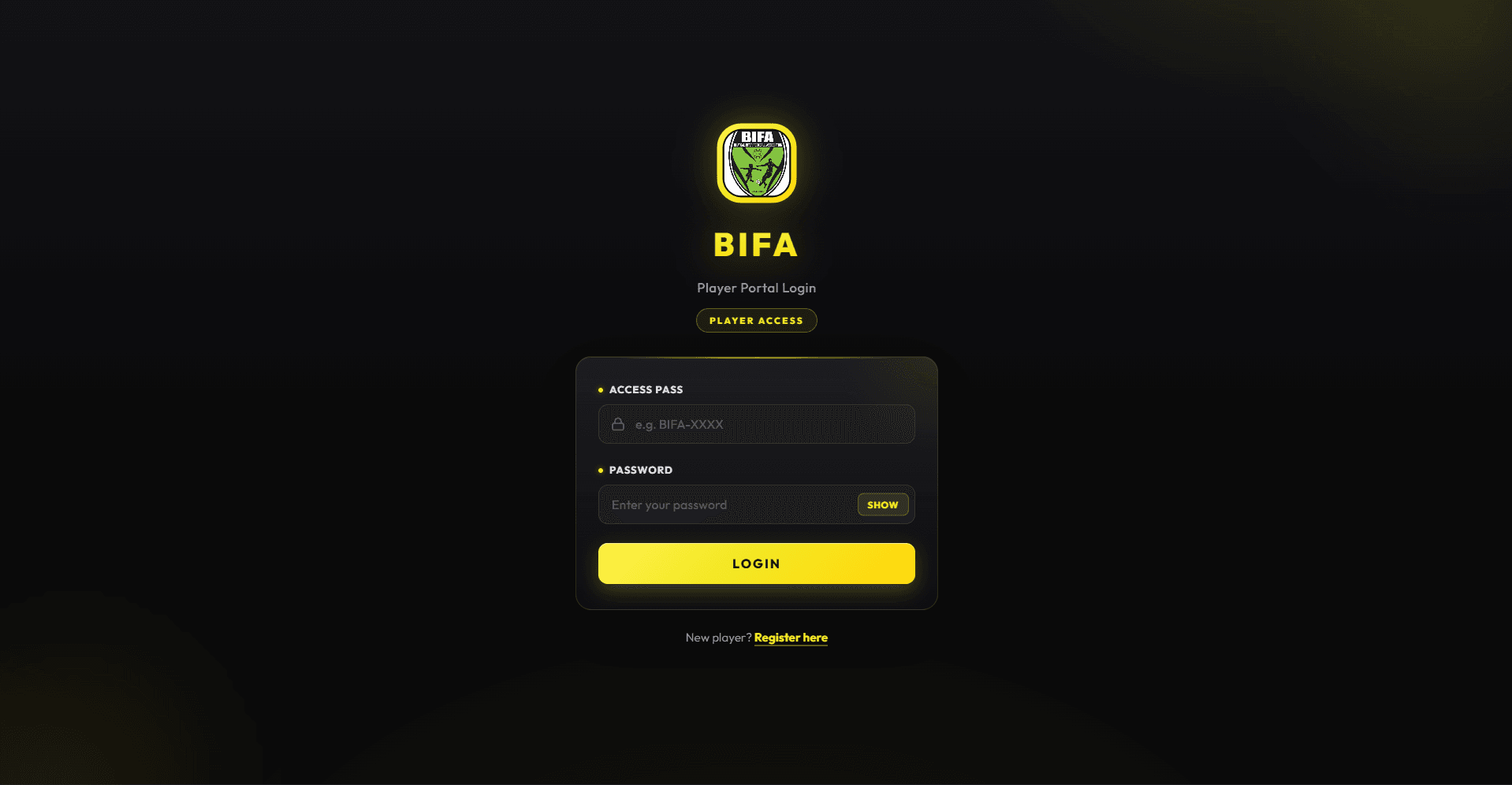 BIFA Football Club Manager